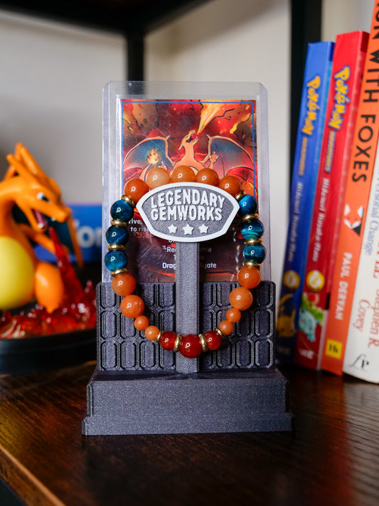 Charizard-Inspired Gemstone Bracelet