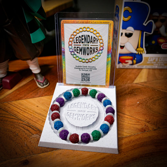 Oops All Lava Berries | Scented Gemstone Bracelet