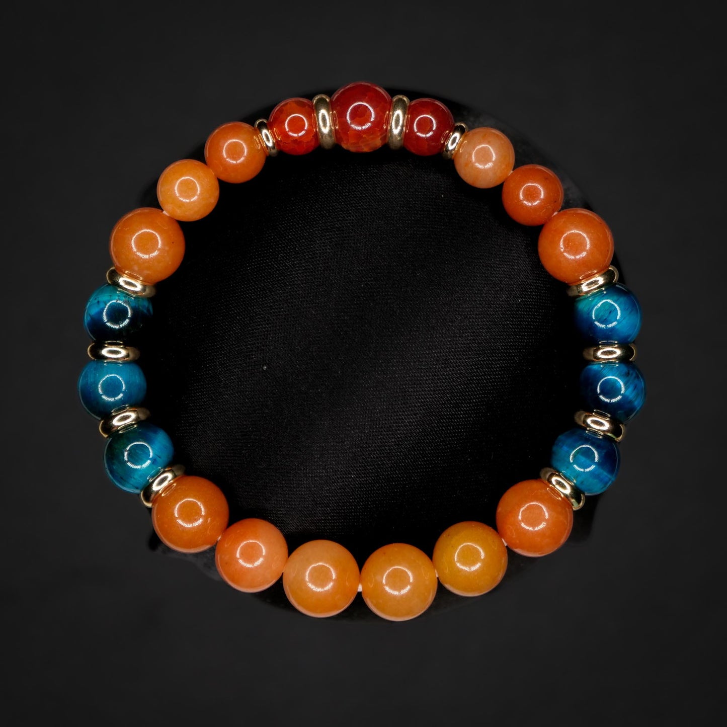 Charizard Bracelet | Aventurine & Tigers Eye