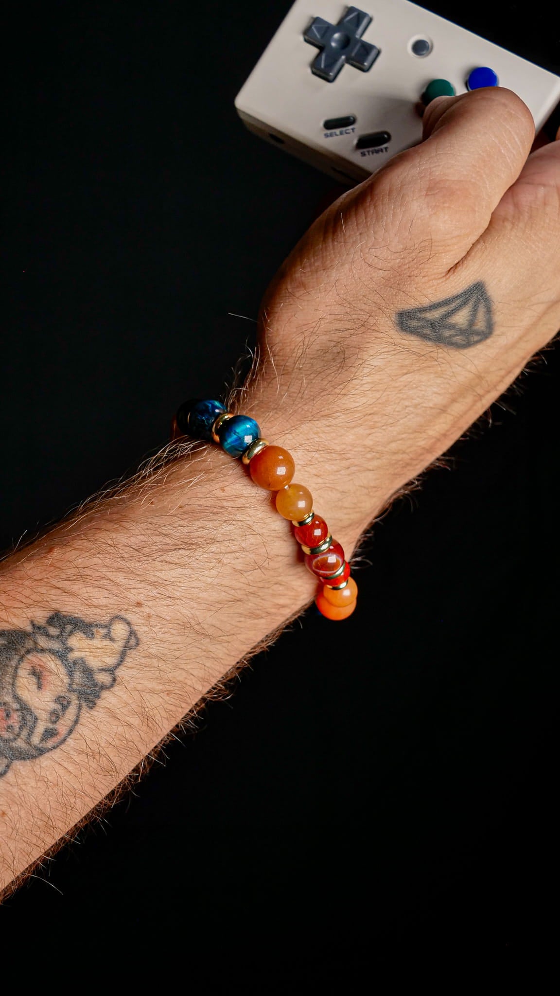 Charizard Bracelet | Aventurine & Tigers Eye