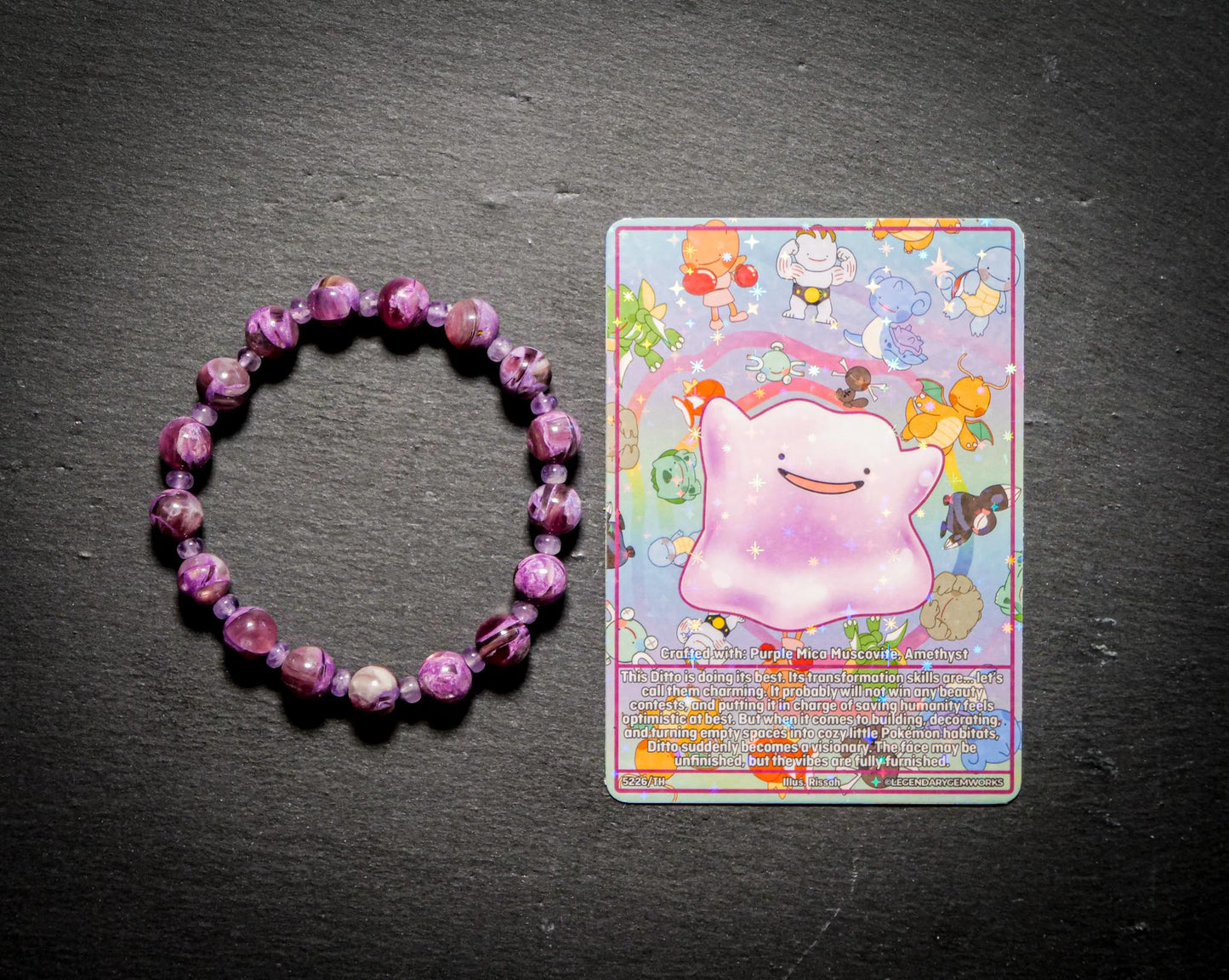Ditto Bracelet | Purple Muscovite & Amethyst