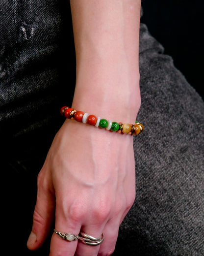 Ho-Oh Bracelet | Red Jasper, Tiger Eye & Jade