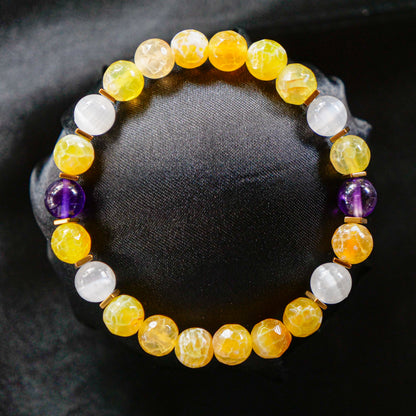 Jolteon-Inspired Gemstone Bracelet