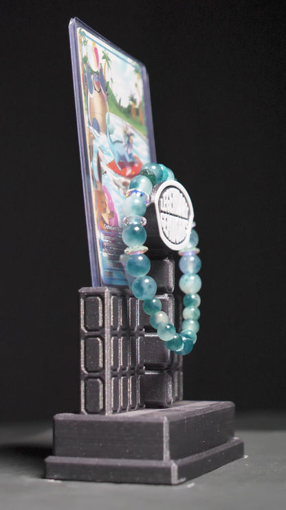 Vaporeon Bracelet | Chalcedony & Apatite