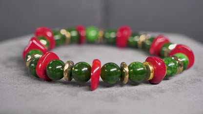 Rayquaza Bracelet | Maw Sit-Sit Jasper & Coral