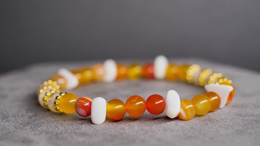 Magikarp Gemstone Bracelet | Agate & Citrine