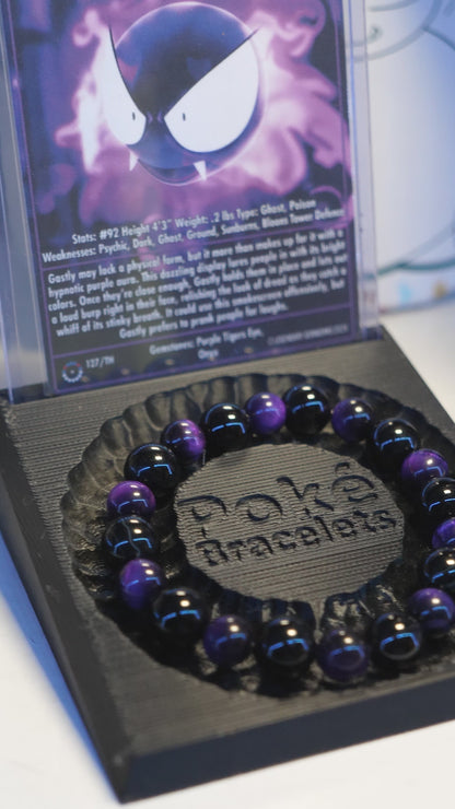 092 | Gastly Inspired Bracelet & Card