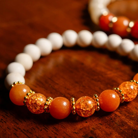 Ponyta Bracelet | Magnesite & Agate
