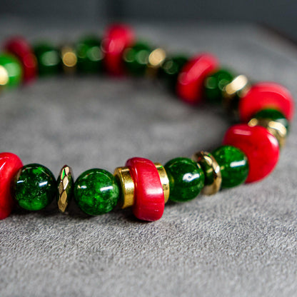 Rayquaza Bracelet | Maw Sit-Sit Jasper & Coral