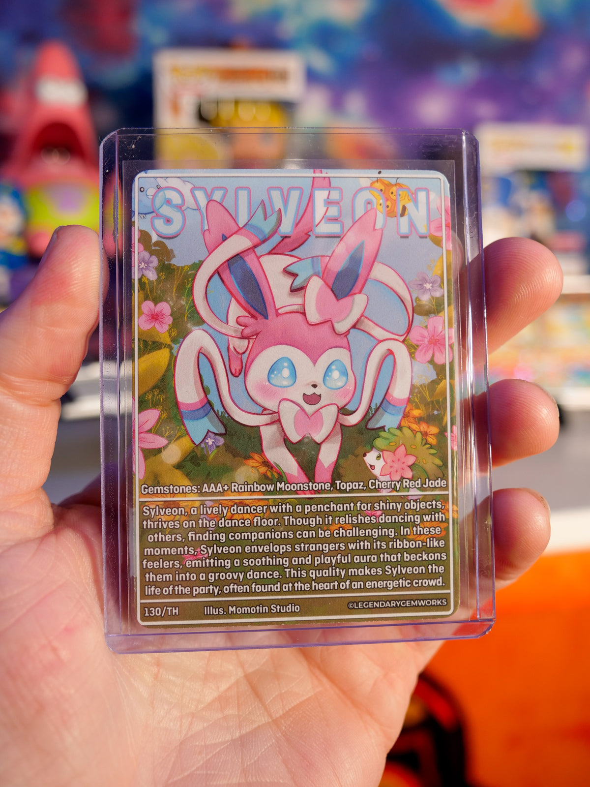 Sylveon Bracelet | Rainbow Moonstone & Jade